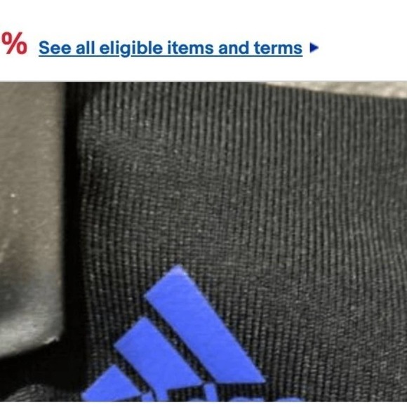 ADIDAS Women's Medium‎ Black & Blue Yoga Athletic Leggings Pants - Picture 2 of 3